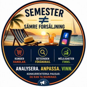 #alexweekly: Semester är inte sämre försäljning