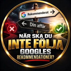 #alexweekly: När ska du inte följa Googles rekommendationer?